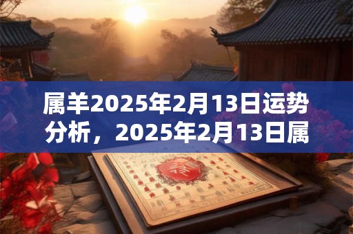 属羊2025年2月13日运势分析，2025年2月13日属羊运气详解