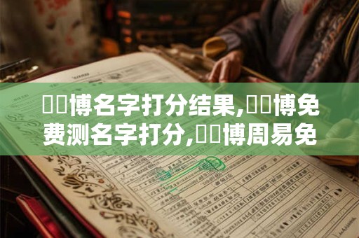 賈遠博名字打分结果,賈遠博免费测名字打分,賈遠博周易免费测名字打分