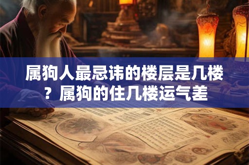 属狗人最忌讳的楼层是几楼？属狗的住几楼运气差