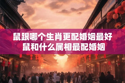 鼠跟哪个生肖更配婚姻最好 鼠和什么属相最配婚姻