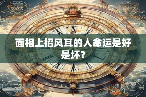 面相上招风耳的人命运是好是坏? 面相上招风耳的人命运是好是坏?