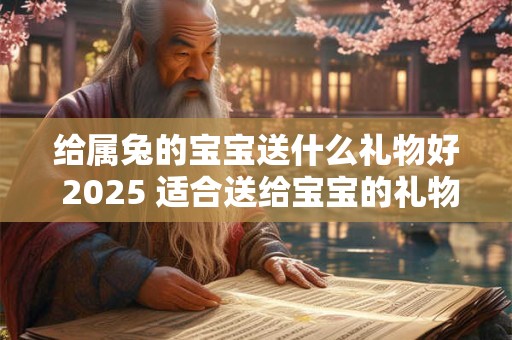 给属兔的宝宝送什么礼物好 2025 适合送给宝宝的礼物