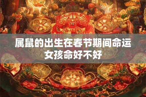 属鼠的出生在春节期间命运女孩命好不好