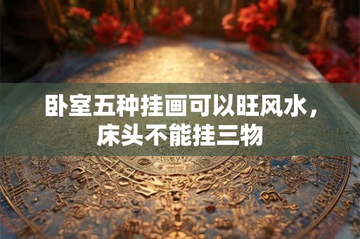 卧室五种挂画可以旺风水，床头不能挂三物