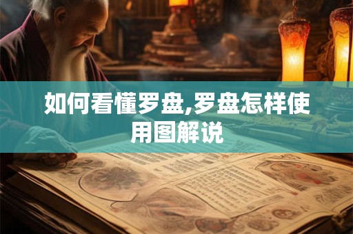 如何看懂罗盘,罗盘怎样使用图解说