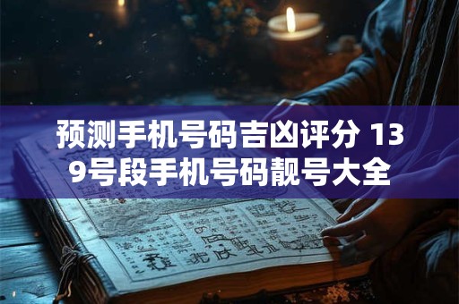 预测手机号码吉凶评分 139号段手机号码靓号大全