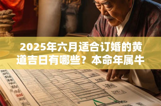 2025年六月适合订婚的黄道吉日有哪些?本命年属牛可以结婚吗? 2025年六月适合订婚的黄道吉日有哪些?本命年属牛可以结婚吗?