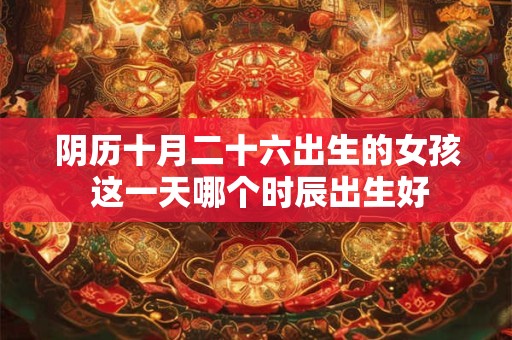 阴历十月二十六出生的女孩 这一天哪个时辰出生好