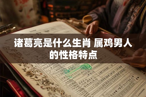 诸葛亮是什么生肖 属鸡男人的性格特点