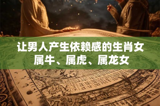 让男人产生依赖感的生肖女 属牛、属虎、属龙女