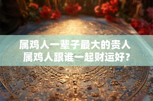属鸡人一辈子最大的贵人 属鸡人跟谁一起财运好？
