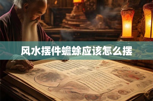 风水摆件蟾蜍应该怎么摆
