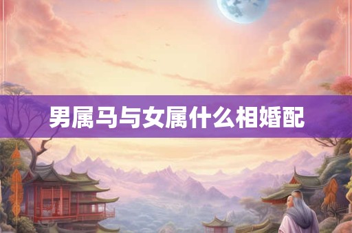 男属马与女属什么相婚配