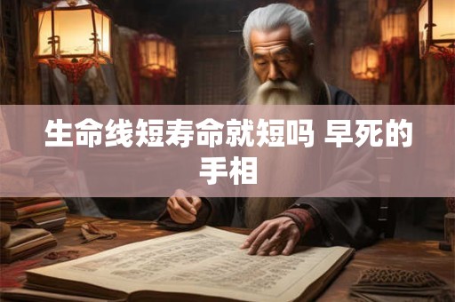 生命线短寿命就短吗 早死的手相