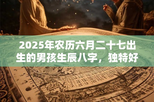 2025年农历六月二十七出生的男孩生辰八字，独特好听的男生名字