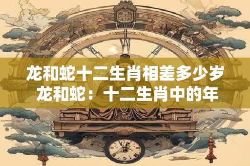 龙和蛇十二生肖相差多少岁 龙和蛇：十二生肖中的年龄之谜