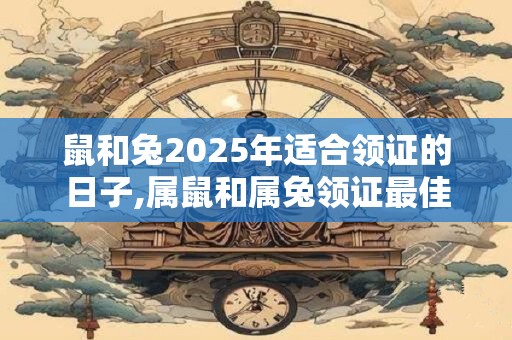 鼠和兔2025年适合领证的日子,属鼠和属兔领证最佳吉日