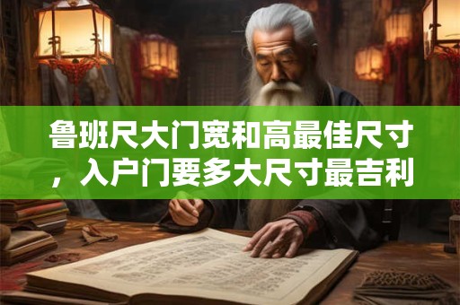 鲁班尺大门宽和高最佳尺寸，入户门要多大尺寸最吉利？