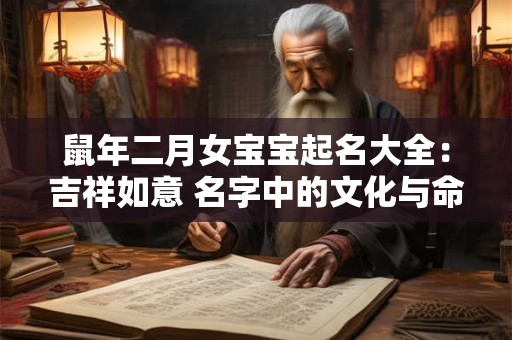 鼠年二月女宝宝起名大全：吉祥如意 名字中的文化与命运