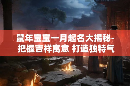 鼠年宝宝一月起名大揭秘- 把握吉祥寓意 打造独特气质！