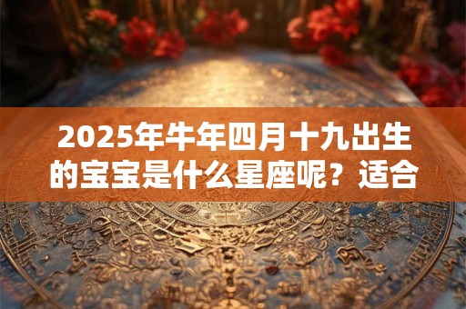 2025年牛年四月十九出生的宝宝是什么星座呢？适合的婚配对象是谁？