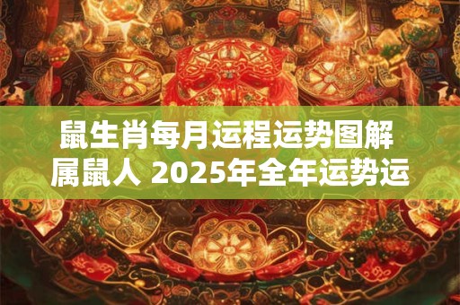 鼠生肖每月运程运势图解 属鼠人 2025年全年运势运程