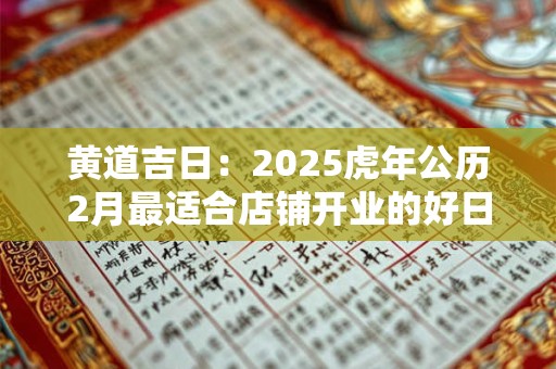 黄道吉日：2025虎年公历2月最适合店铺开业的好日子
