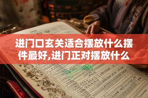 进门口玄关适合摆放什么摆件最好,进门正对摆放什么好