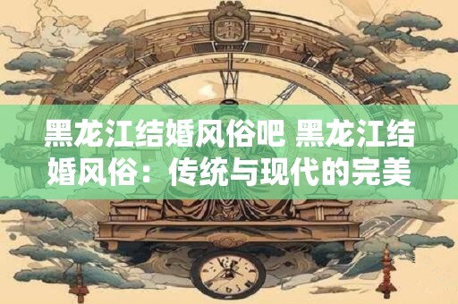 黑龙江结婚风俗吧 黑龙江结婚风俗：传统与现代的完美融合