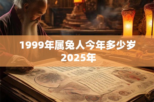 1999年属兔人今年多少岁 2025年