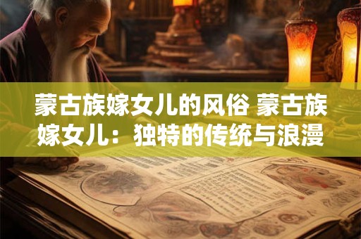 蒙古族嫁女儿的风俗 蒙古族嫁女儿：独特的传统与浪漫的交织