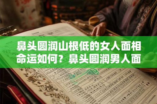 鼻头圆润山根低的女人面相命运如何？鼻头圆润男人面相