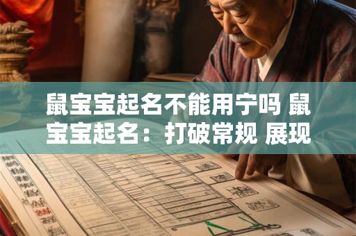 鼠宝宝起名不能用宁吗 鼠宝宝起名：打破常规 展现独特魅力
