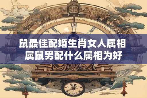 鼠最佳配婚生肖女人属相 属鼠男配什么属相为好