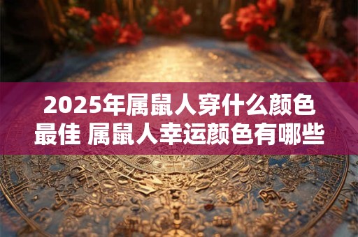 2025年属鼠人穿什么颜色最佳 属鼠人幸运颜色有哪些
