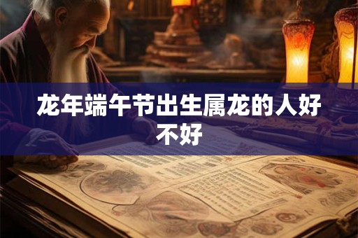 龙年端午节出生属龙的人好不好