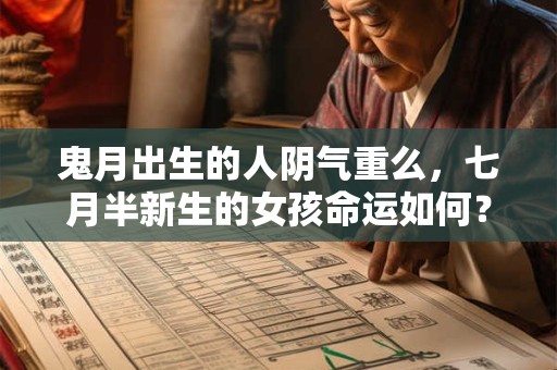 鬼月出生的人阴气重么，七月半新生的女孩命运如何？
