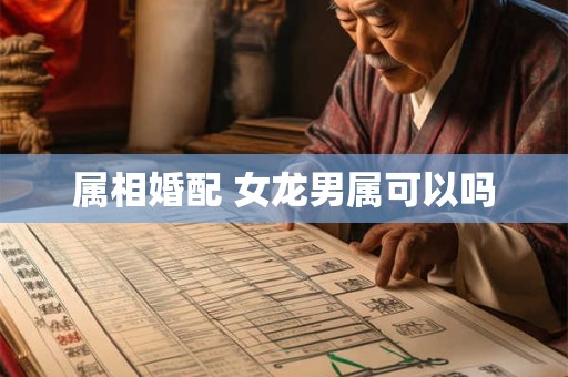 属相婚配 女龙男属可以吗