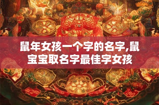 鼠年女孩一个字的名字,鼠宝宝取名字最佳字女孩 鼠年女孩一个字的名字,鼠宝宝取名字最佳字女孩