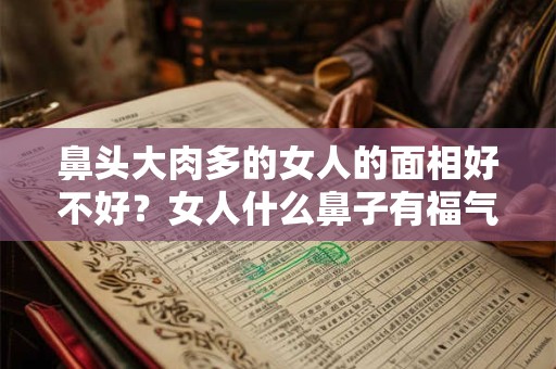 鼻头大肉多的女人的面相好不好?女人什么鼻子有福气? 鼻头大肉多的女人的面相好不好?女人什么鼻子有福气?