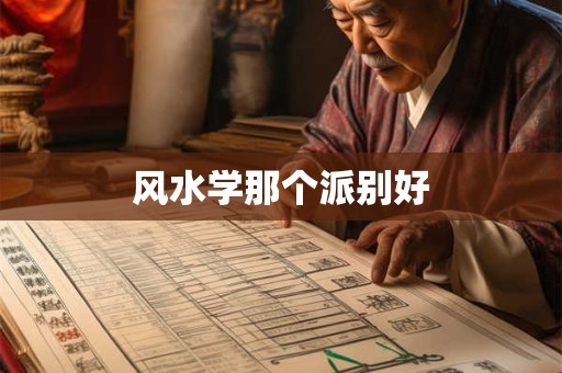 风水学那个派别好