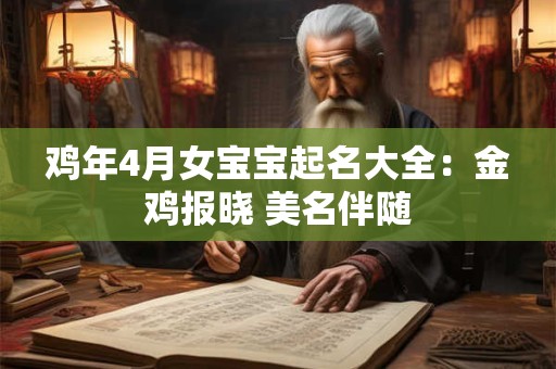 鸡年4月女宝宝起名大全：金鸡报晓 美名伴随