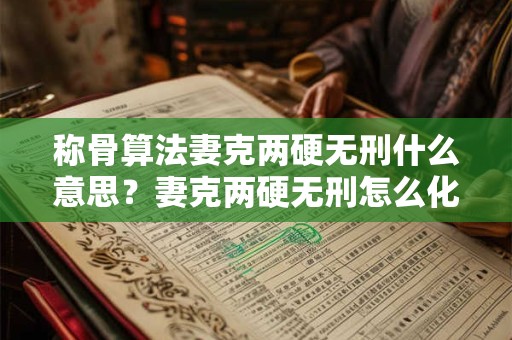 称骨算法妻克两硬无刑什么意思？妻克两硬无刑怎么化解
