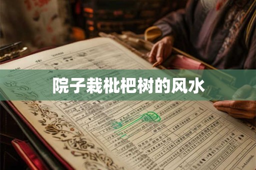 院子栽枇杷树的风水