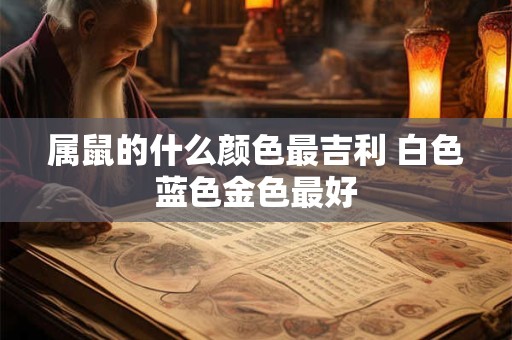 属鼠的什么颜色最吉利 白色蓝色金色最好