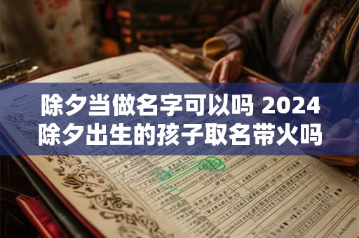 除夕当做名字可以吗 2024除夕出生的孩子取名带火吗