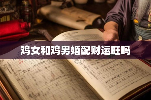 鸡女和鸡男婚配财运旺吗
