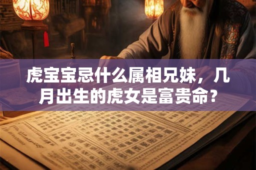 虎宝宝忌什么属相兄妹，几月出生的虎女是富贵命？
