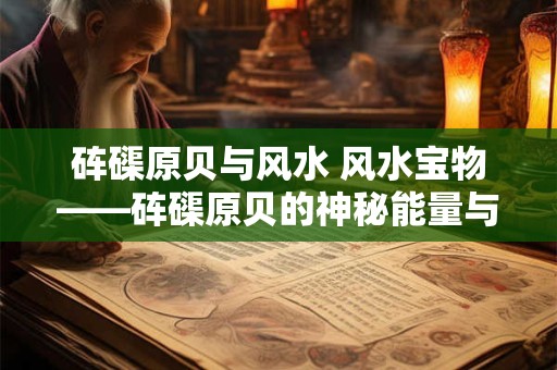 砗磲原贝与风水 风水宝物——砗磲原贝的神秘能量与守护之力