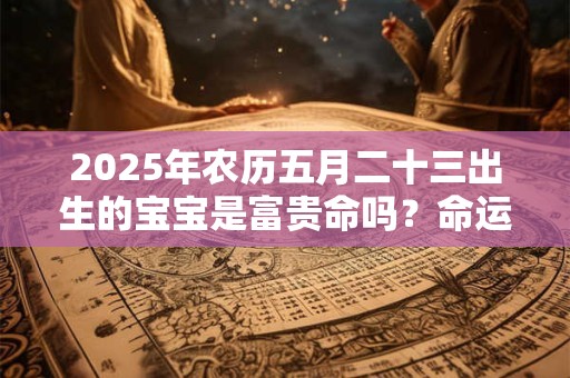 2025年农历五月二十三出生的宝宝是富贵命吗？命运好吗？